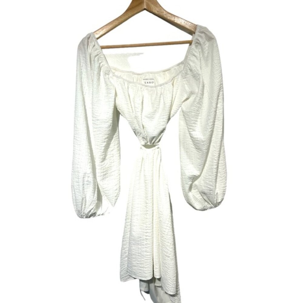 SABO Amaya Dress in white